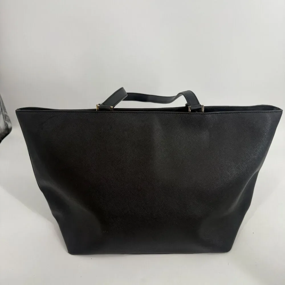 Kate Spade New York Women's Jules Newbury Lane Briar Leather Black Tote Office